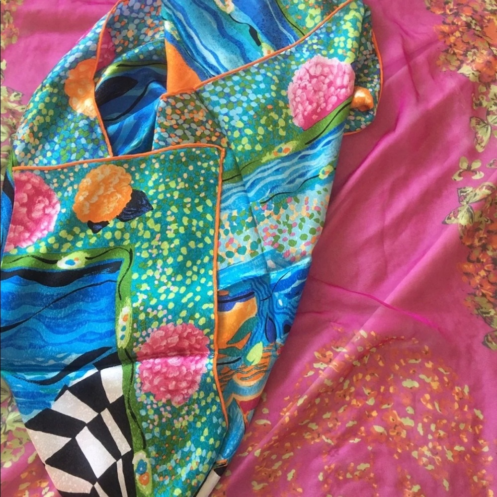 louis feraud silk scarf vintage - Picture 10 of 10